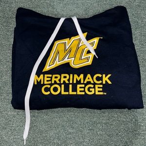 Merrimack College hooded sweatshirt